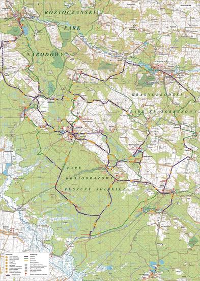 Lubelskie  Roztocze i Polesie  Roztocze  mapy - mapa_nowa1.jpg